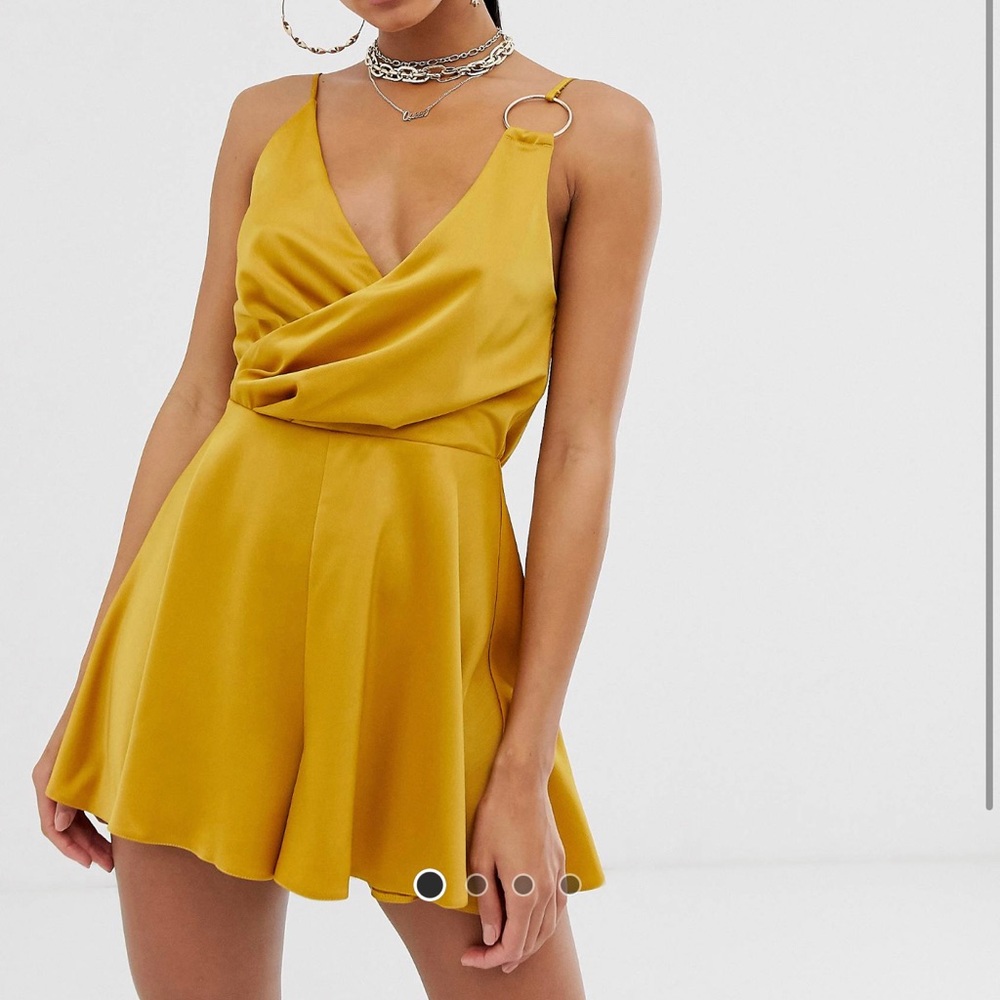 Gold romper